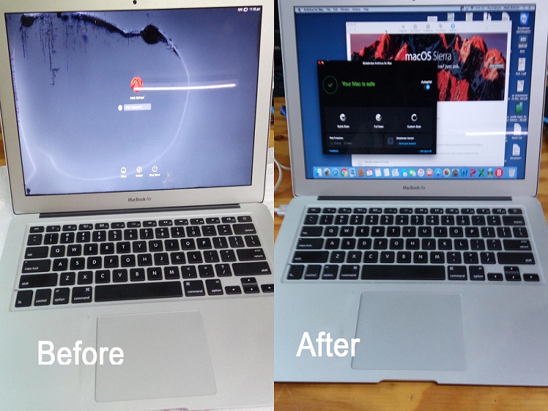 macbook laptop screen