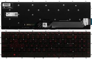 Dell Insprion Keyboard Compatible for G3 15 3579 3779 G5 15 5587 G7 15 7588 US Layout (Red Word) in Hyderabad