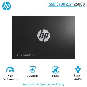 HP Pavilion SSD S700 2.5 Inch 250GB SATA III 3D NAND Internal Solid State Drive (2DP98AA) in Hyderabad